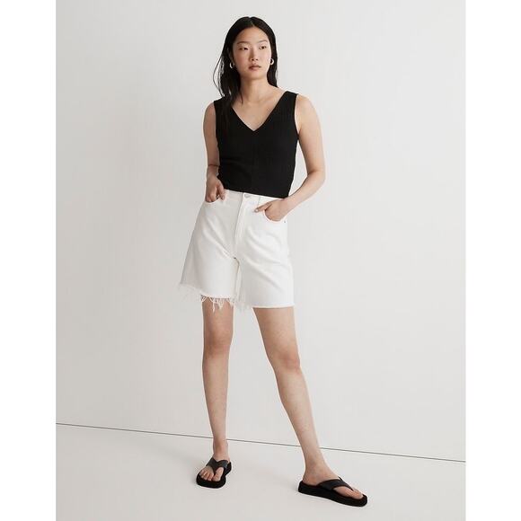 Madewell V-Neck‎ Sleeveless Crop Top Size Small NWOT - Picture 1 of 7